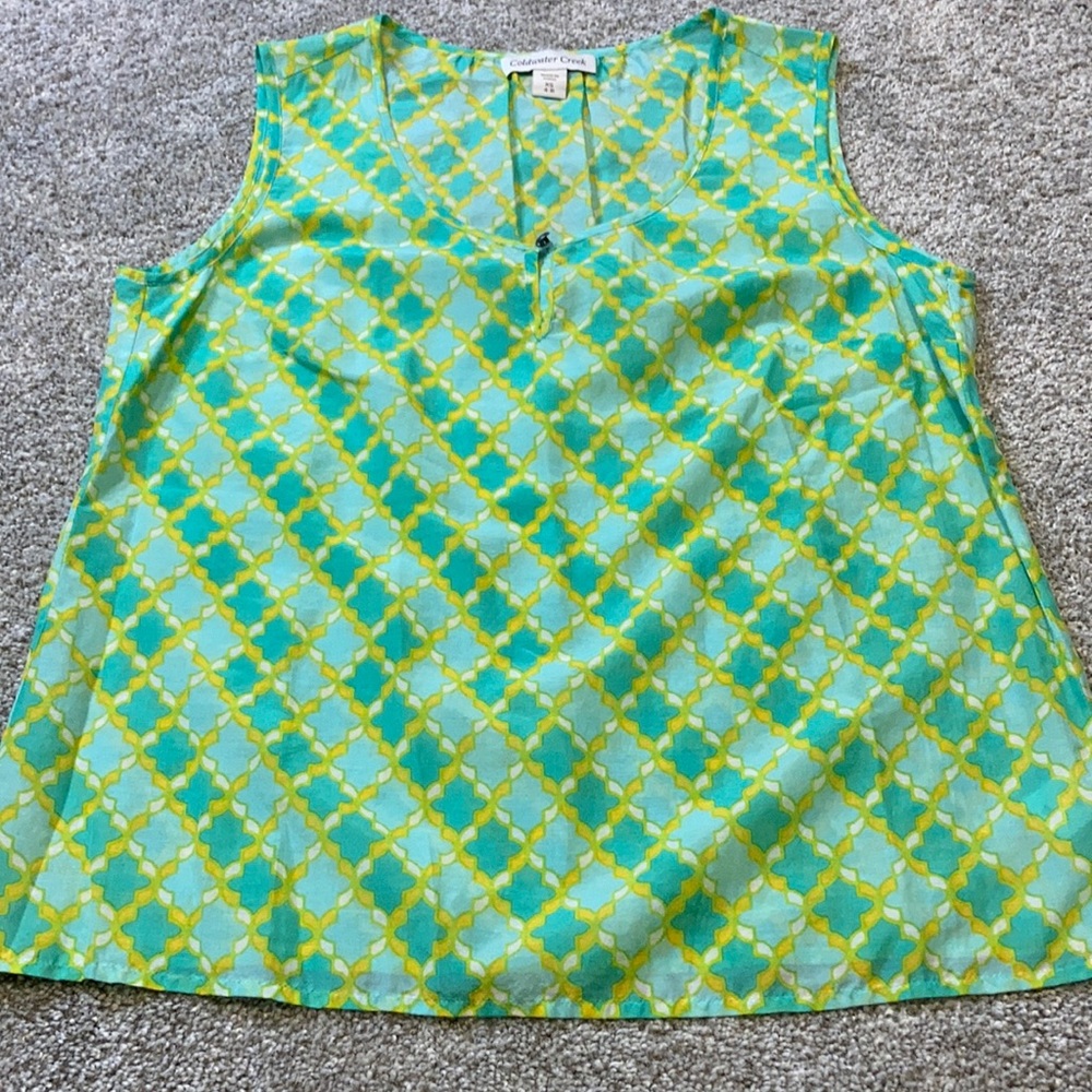 Coldwater Creek Sleeveless Blouse
